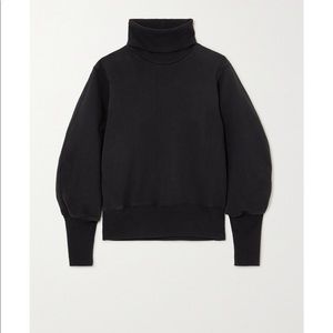 Agolde black cowl neck sweatshirt, size small